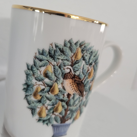Avon 12 Days of Christmas Partridge in a Pear Tree Coffee Mug Tea Cup - Picture 7 of 8